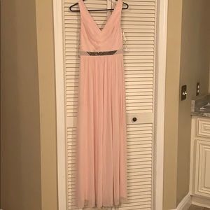 David’s bridal bridesmaid dress in petal unaltered